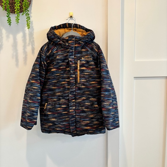 Columbia Other - Columbia Lightning Lift Boys Multicolor Parka Jacket Hood Pockets Size Small